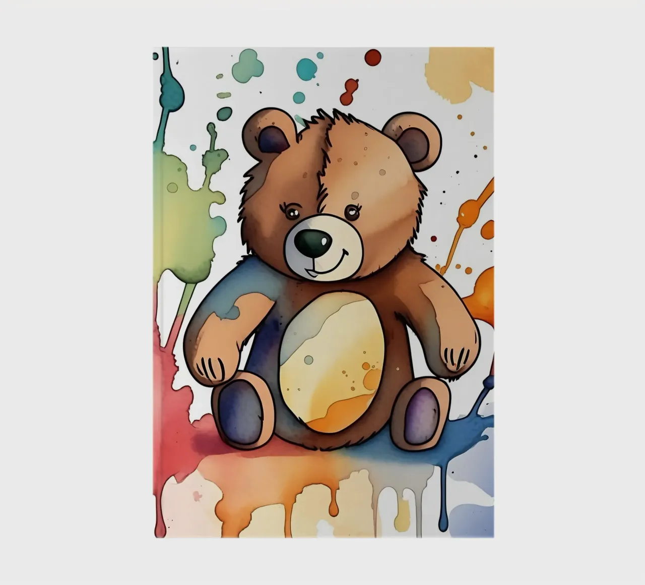 Bear_Style_M_1 notebook by Tierisch bunt by LK