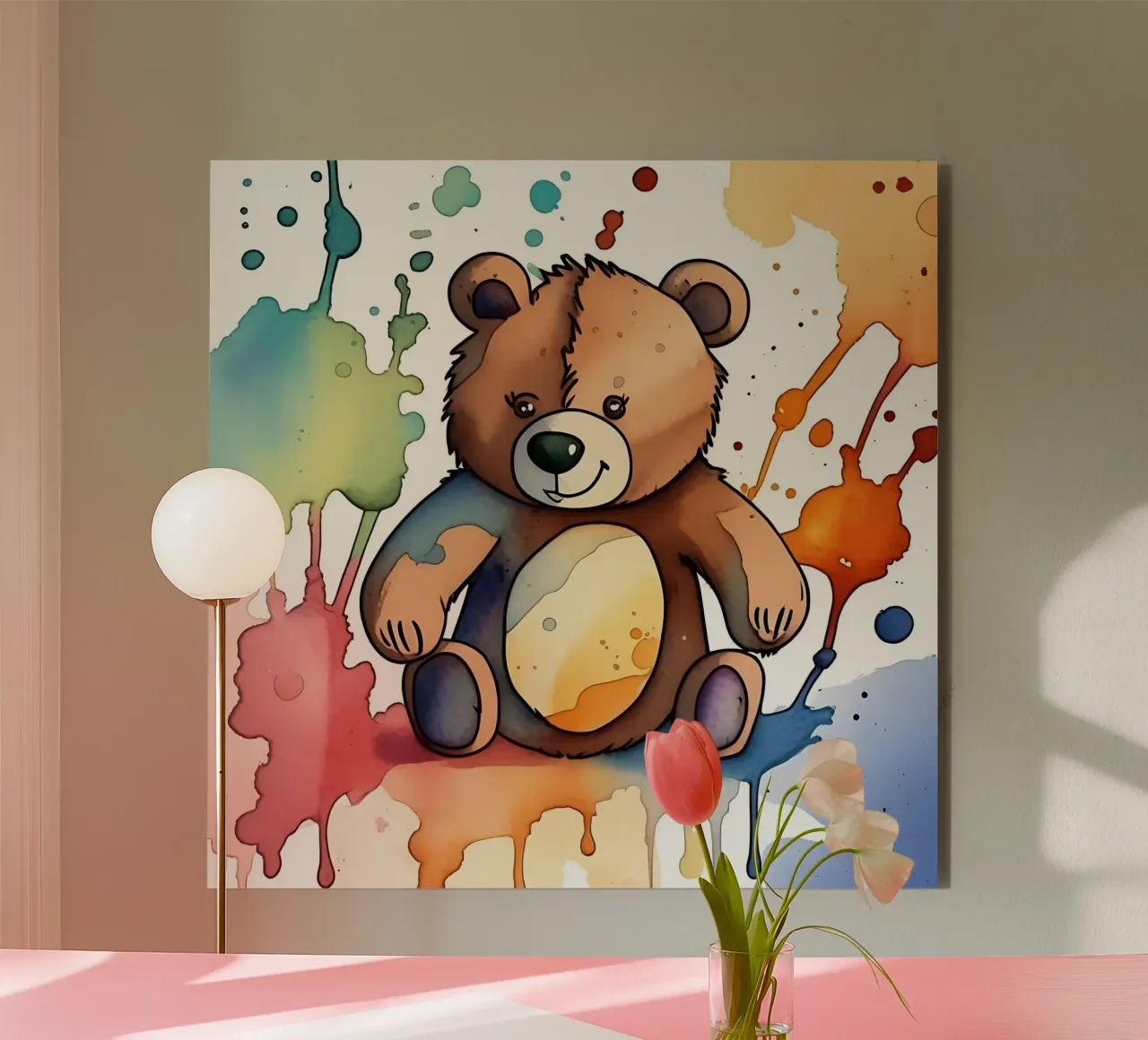 Bear_Style_M_1 alu-dibond by Tierisch bunt by LK