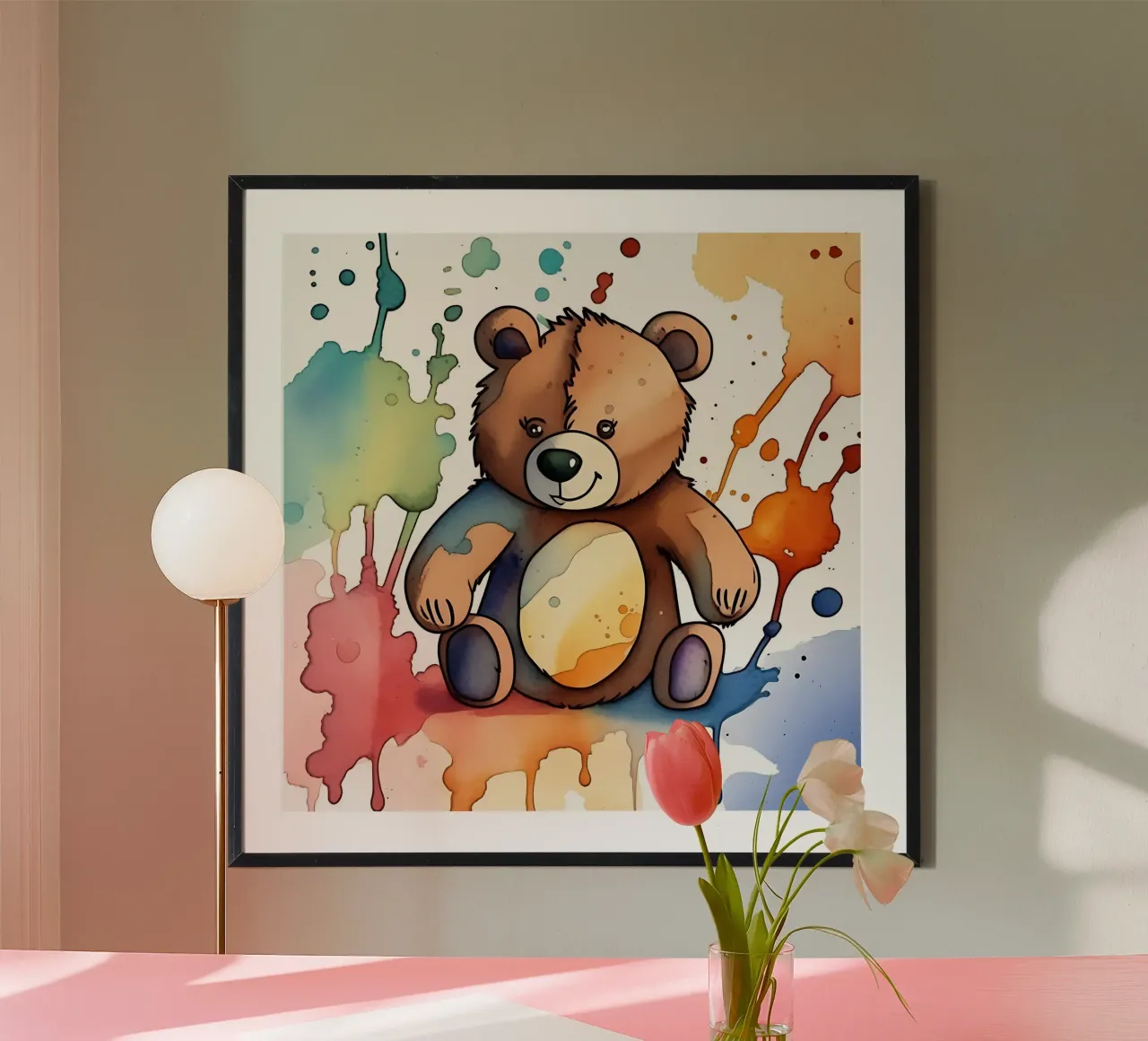 Stile orso_M_1 poster da Tierisch bunt by LK