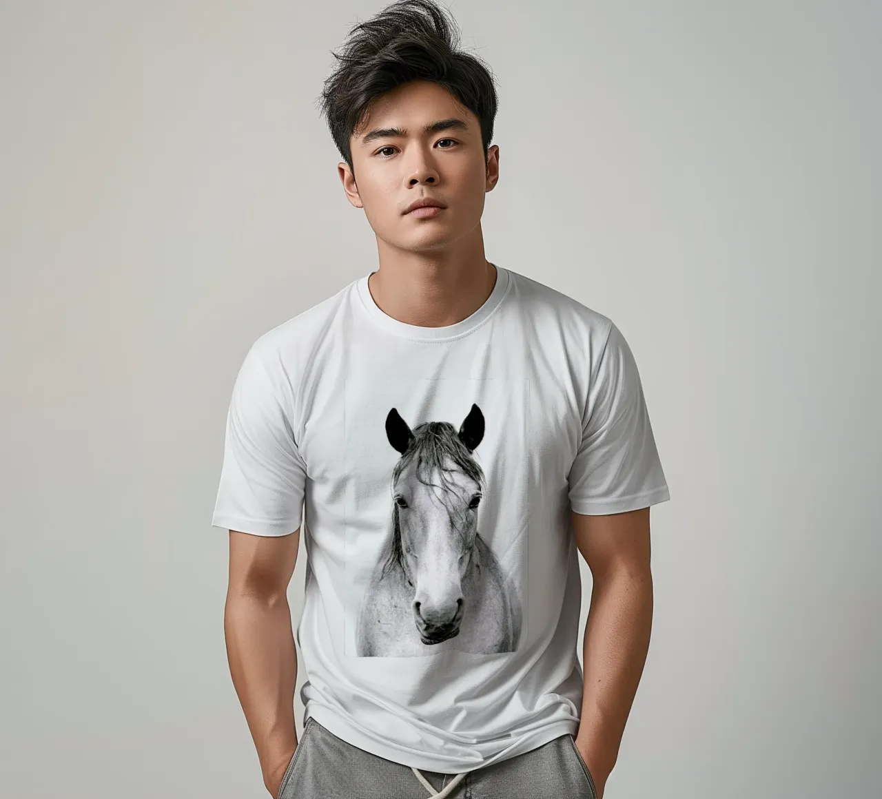 Chestnut Dun Horse II t-shirt by Victoria Frost