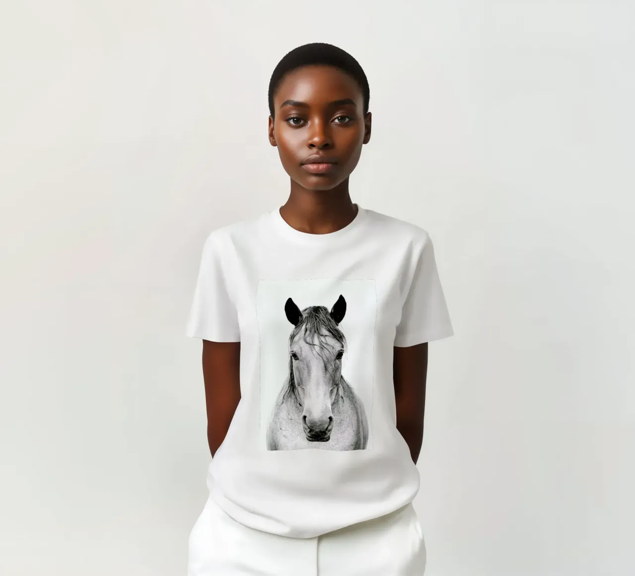 Chestnut Dun Horse II t-shirt by Victoria Frost