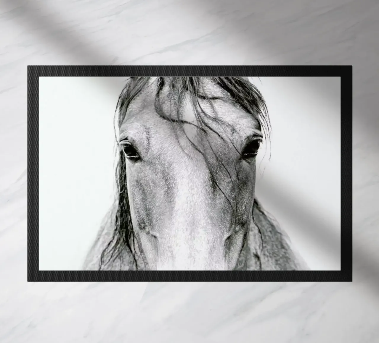 Chestnut Dun Horse II doormat by Victoria Frost