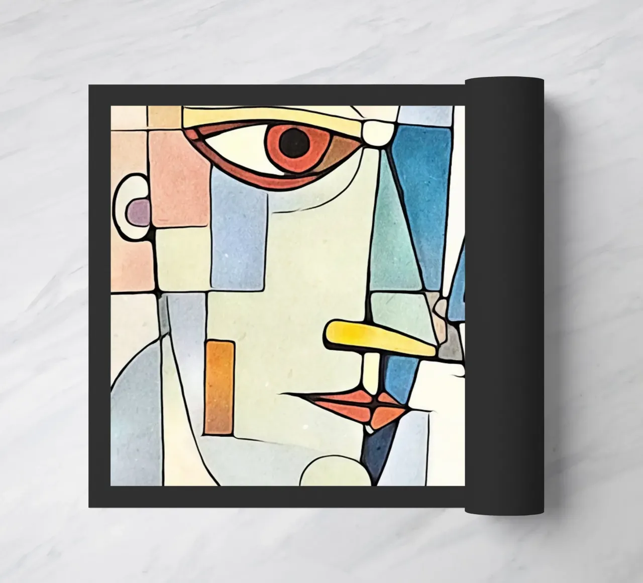 abstract pair, motif 8 doormat by ZAMART