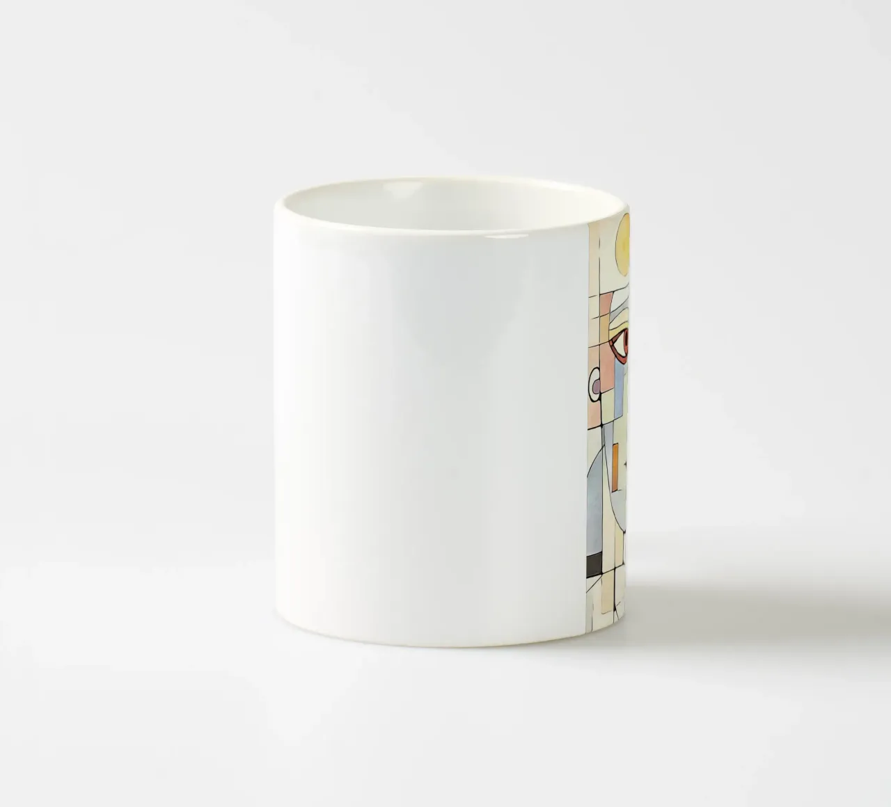 abstract pair, motif 8 ceramic mug by ZAMART