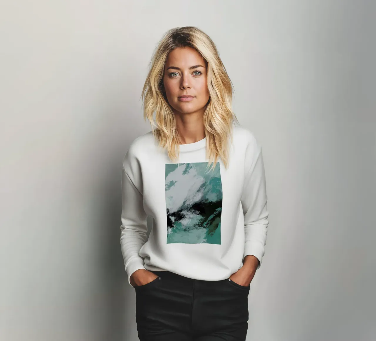 Rough Ocean felpa da Pure