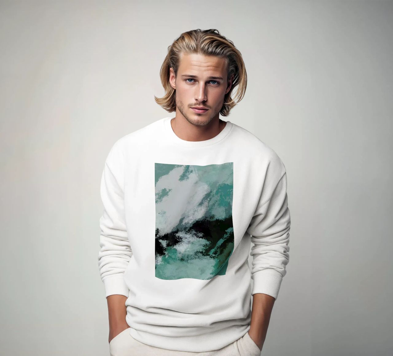 Rough Ocean felpa da Pure