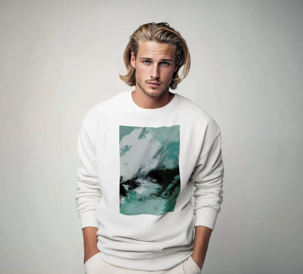 Rough Ocean felpa da Pure