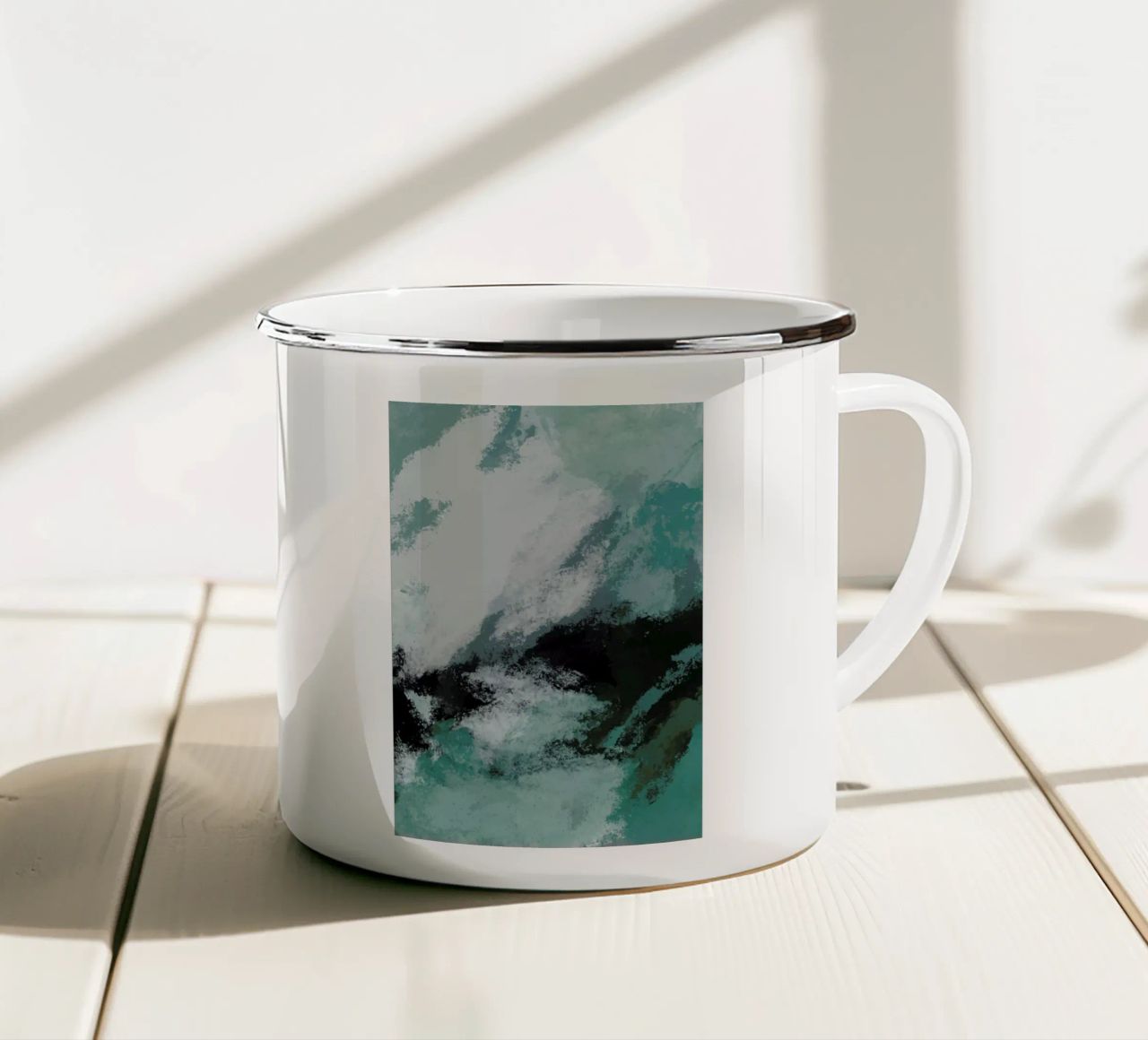 Rough Ocean tazza in smalto da Pure