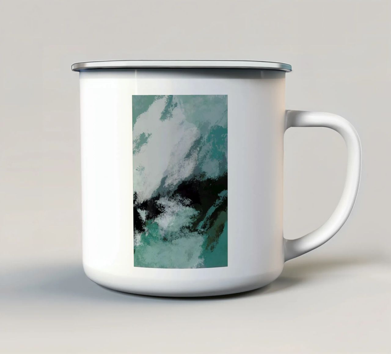 Rough Ocean tazza in smalto da Pure