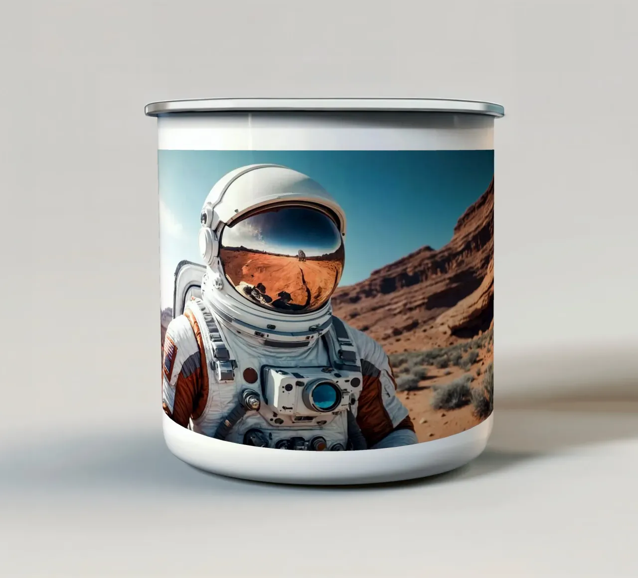 Nomadus tazza in smalto da Stellar Dream Art