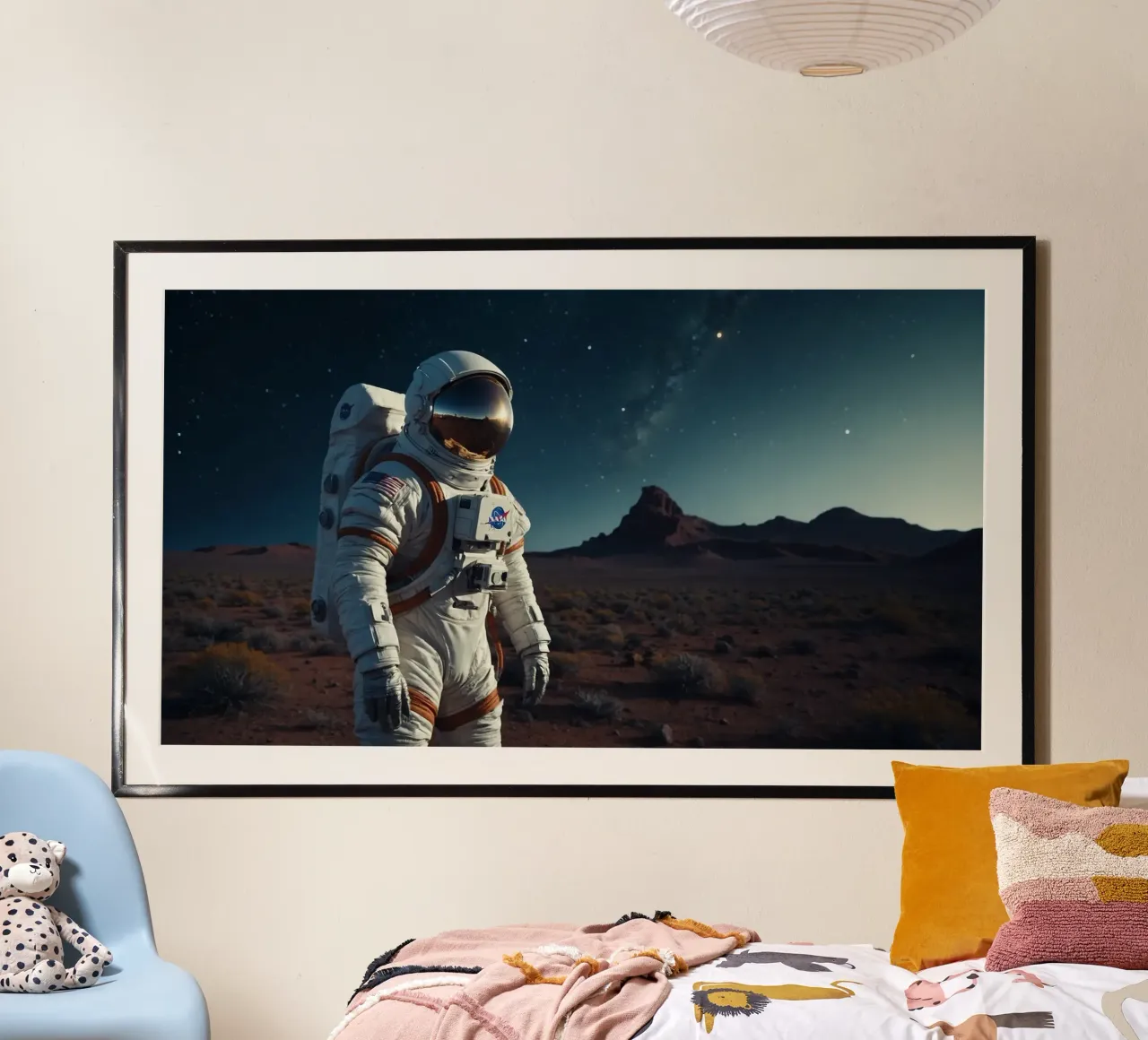 Wanderra poster con telaio in legno da Stellar Dream Art