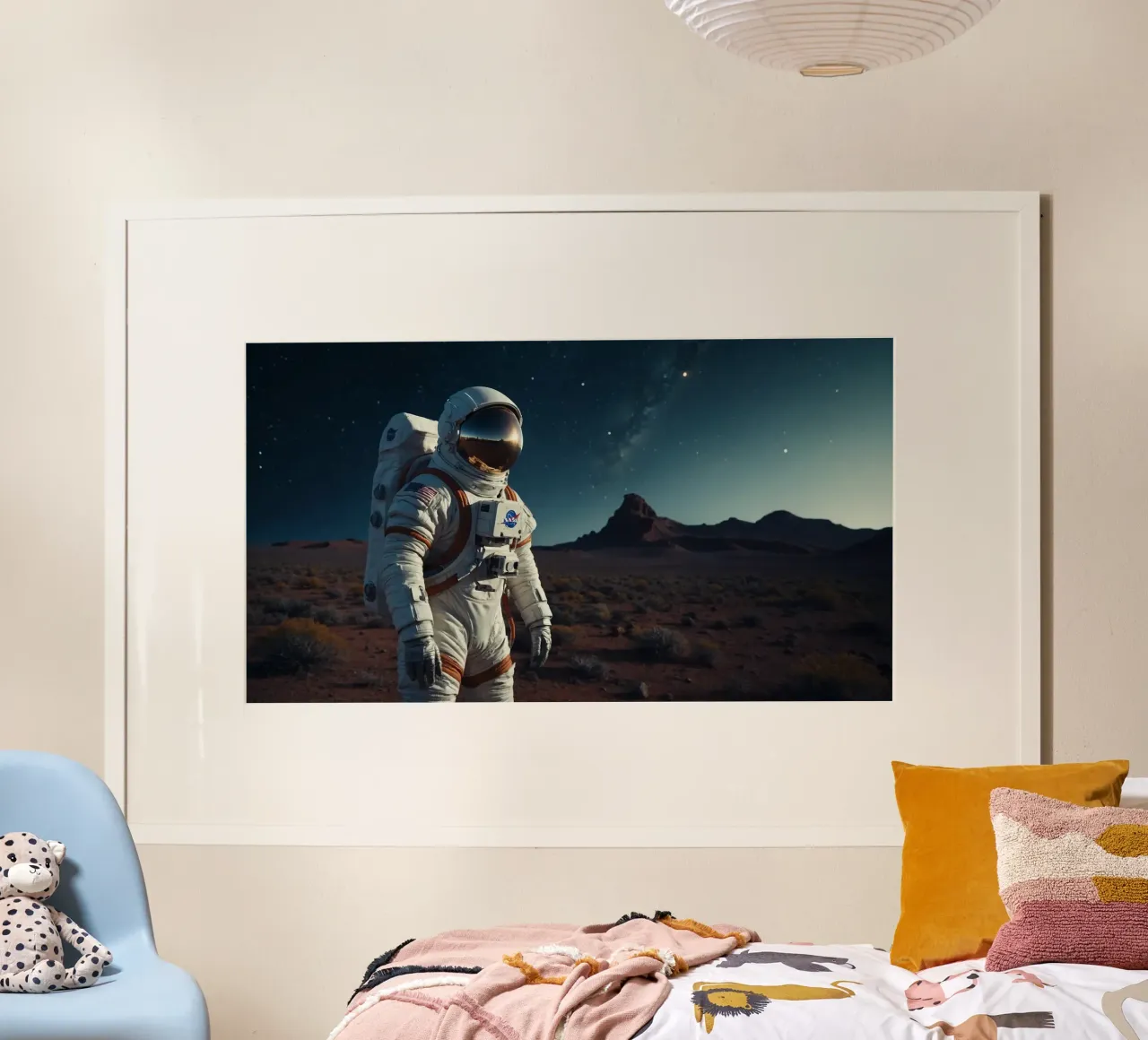 Wanderra poster con telaio in legno da Stellar Dream Art