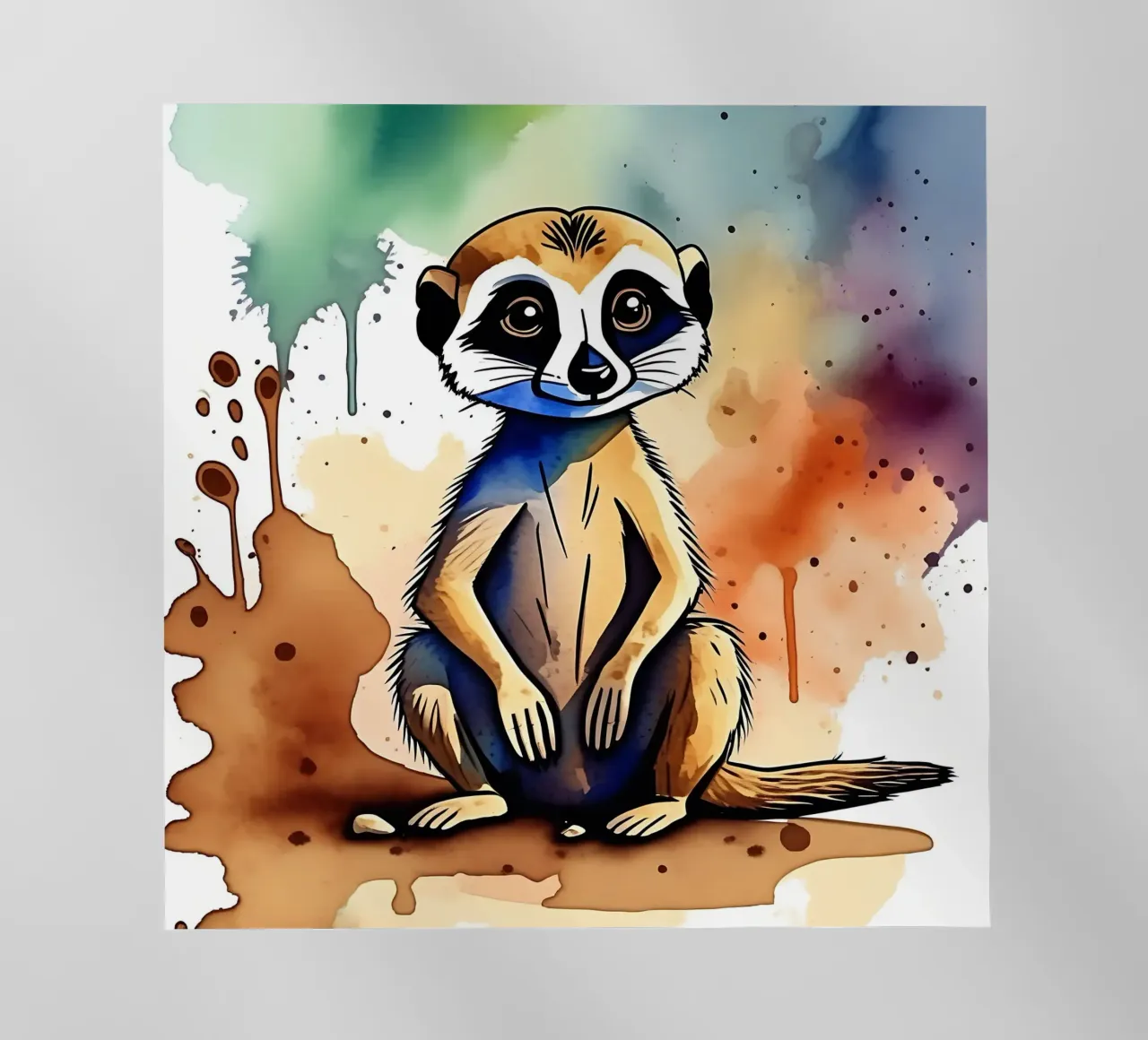 Meerkat_Style_M_1 pellicola backlit da Tierisch bunt by LK