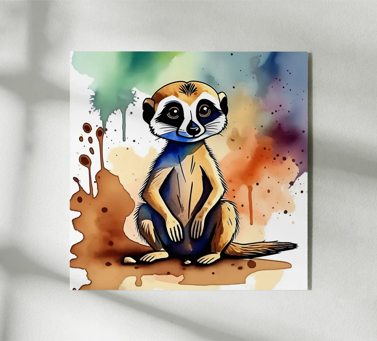 Meerkat_Style_M_1 plexiglass da Tierisch bunt by LK