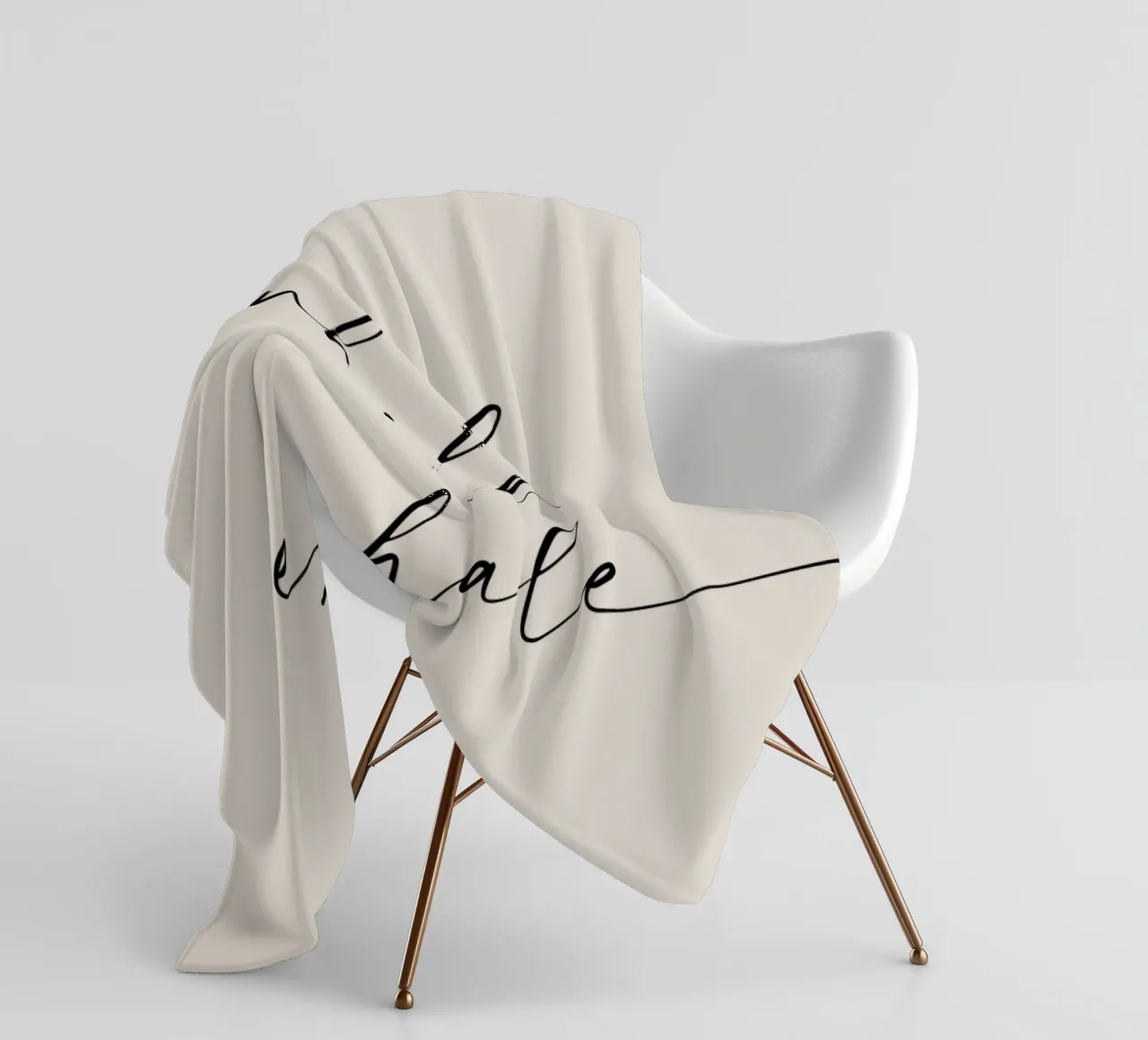 Inspirare espirare coperta in pile da NouveauPrints
