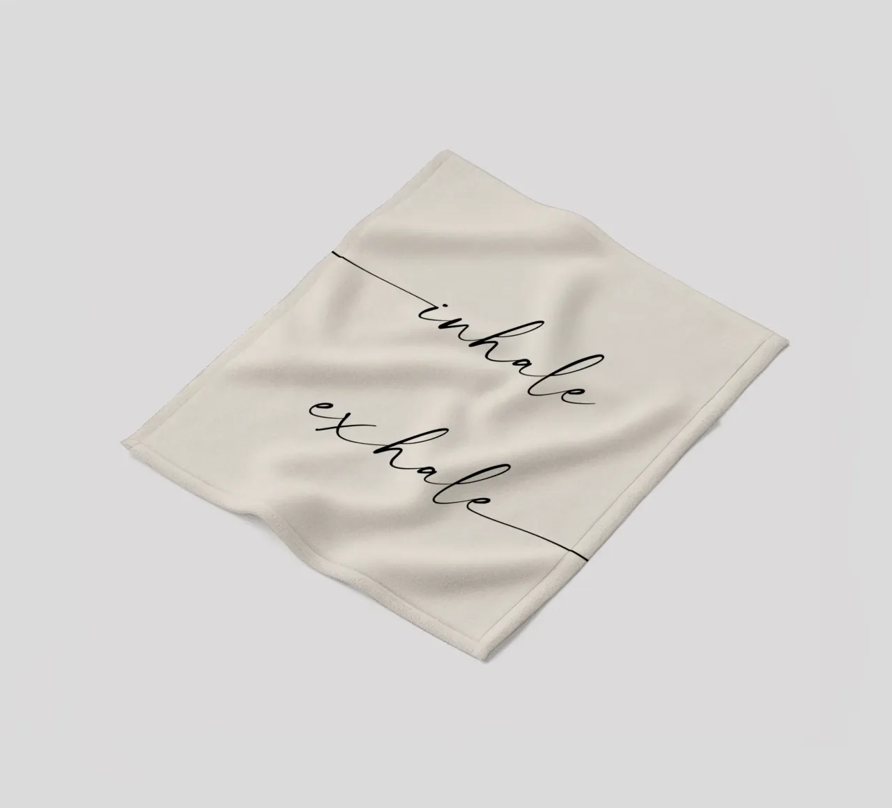Inspirare espirare coperta in pile da NouveauPrints