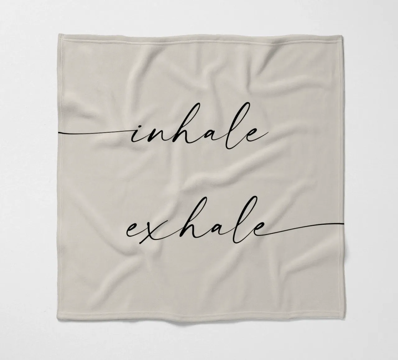 Inspirare espirare coperta in pile da NouveauPrints