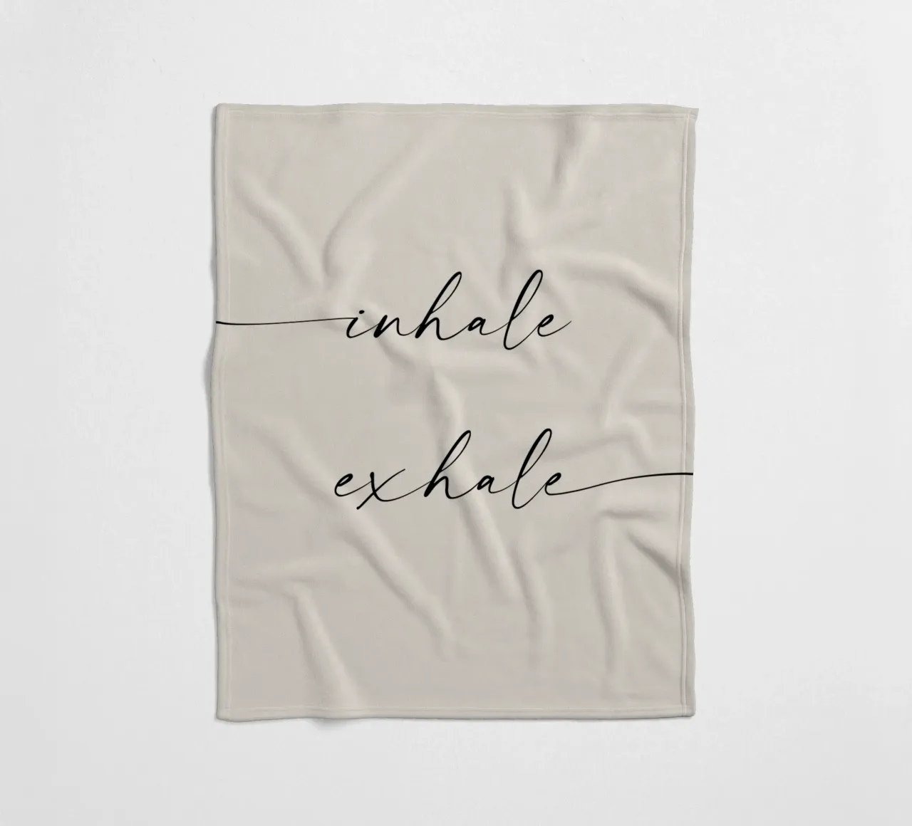 Inspirare espirare coperta in pile da NouveauPrints