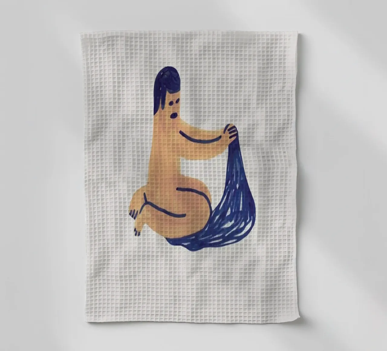 Aquarius canovaccio da cucina da Little Flourishes