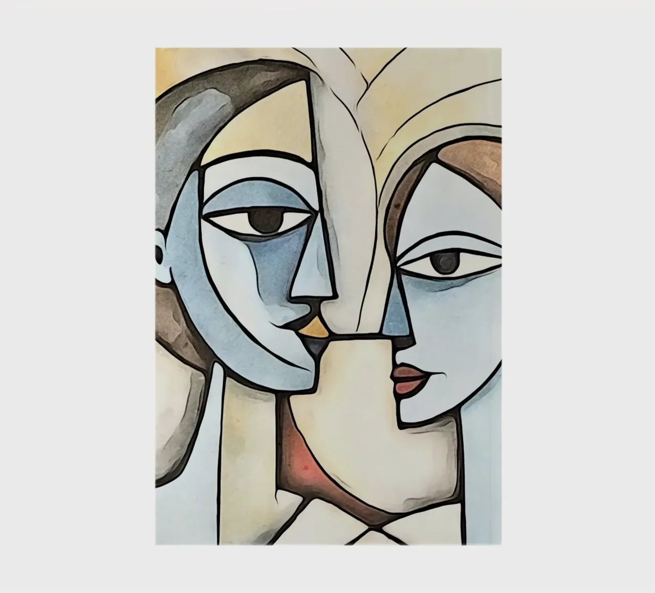 abstract couple, motif 11 notebook by ZAMART