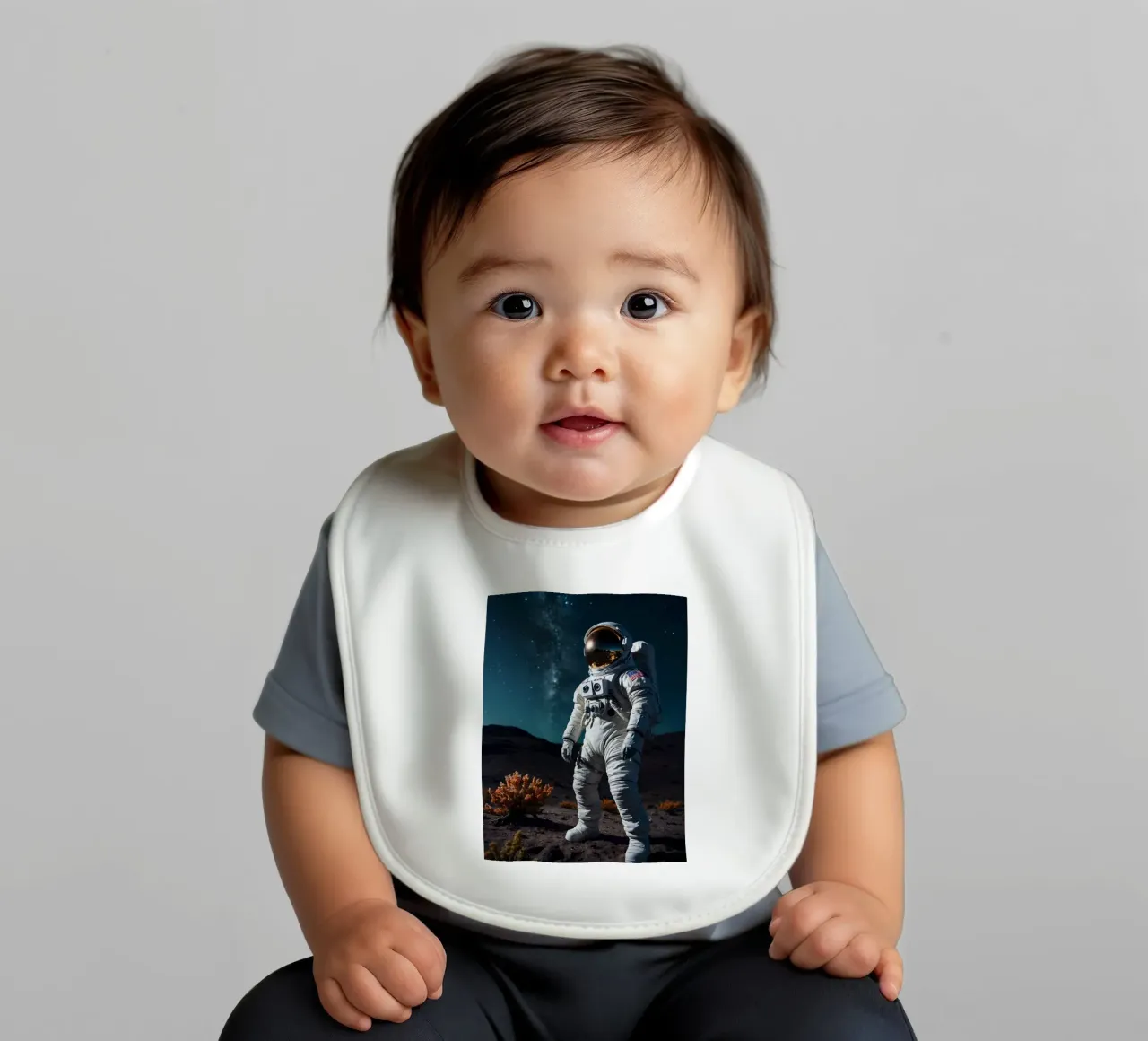 Xenolight baby bib by Stellar Dream Art