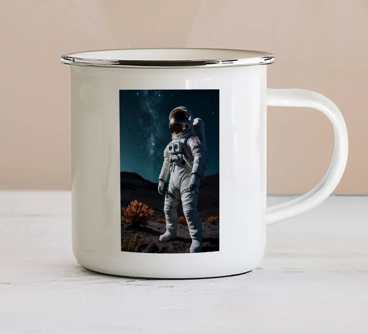 Xenolight tazza in smalto da Stellar Dream Art