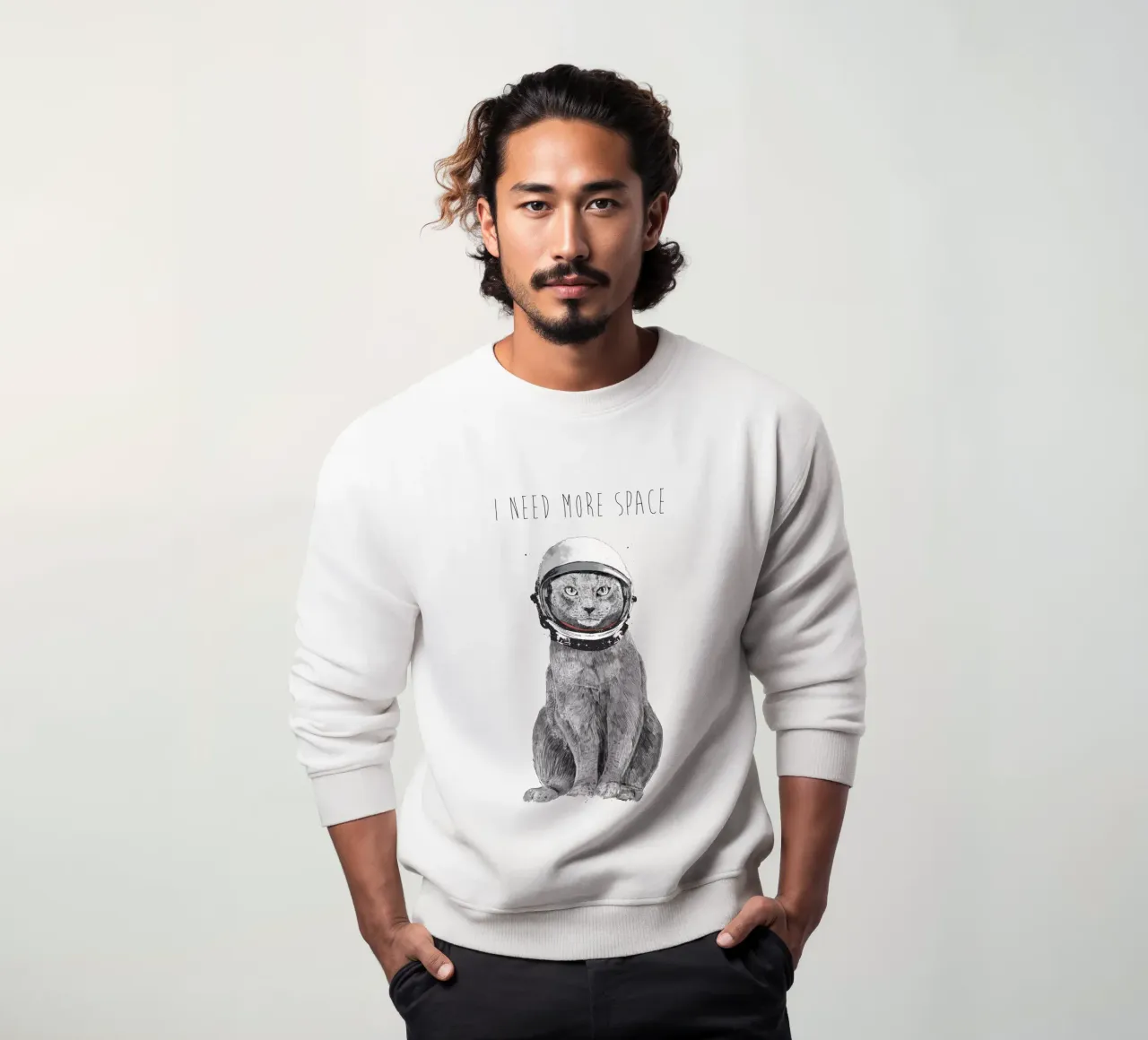 I Need More Space sweatshirt by Balazs Solti