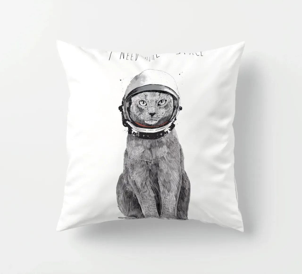I Need More Space cuscino da Balazs Solti
