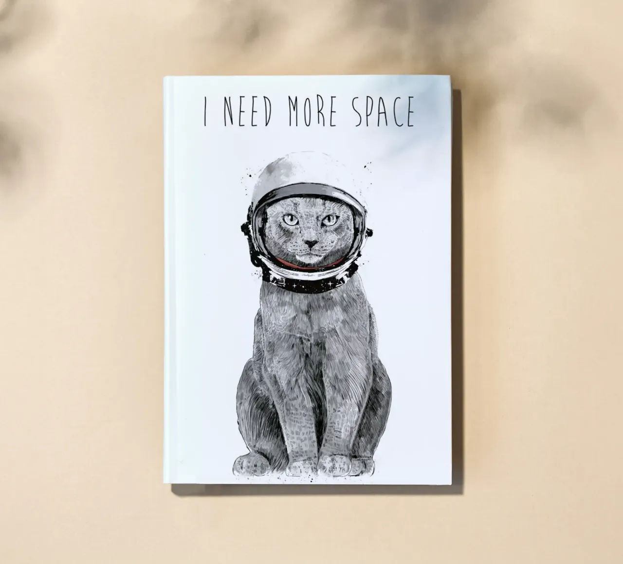 I Need More Space notebook by Balazs Solti