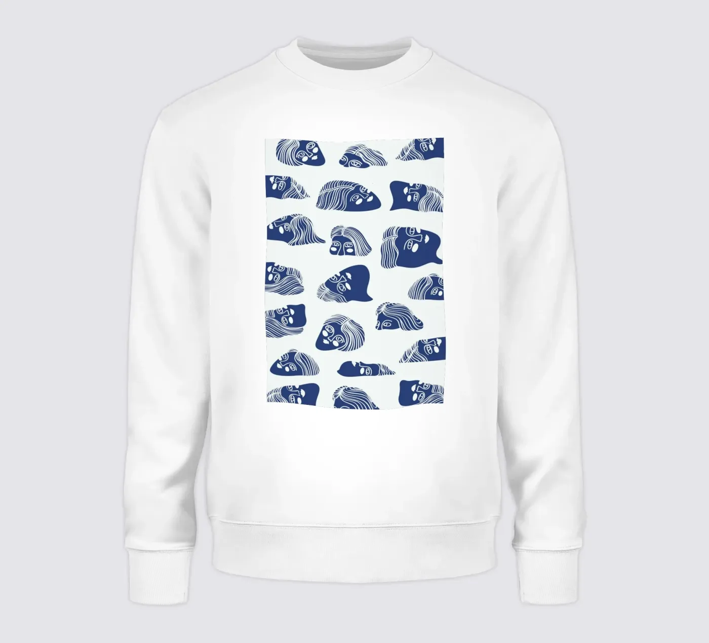 Faces sweatshirt by Pure
