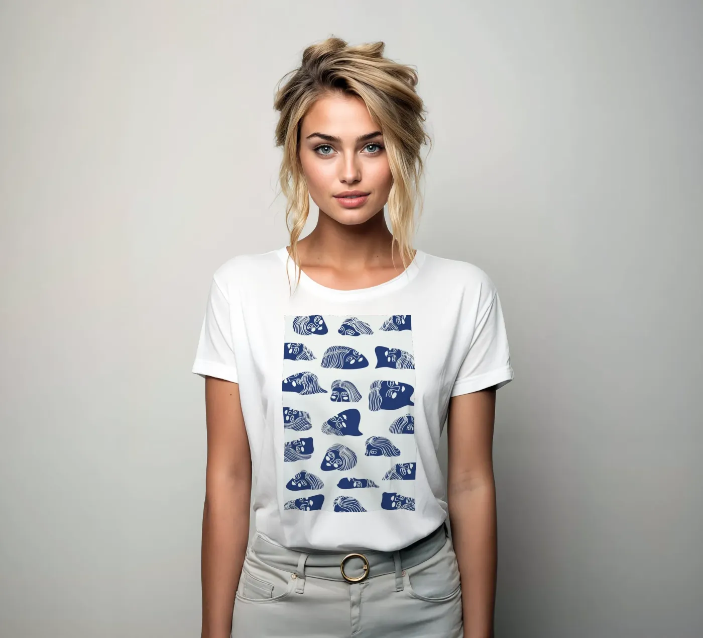 Faces t-shirt da donna da Pure