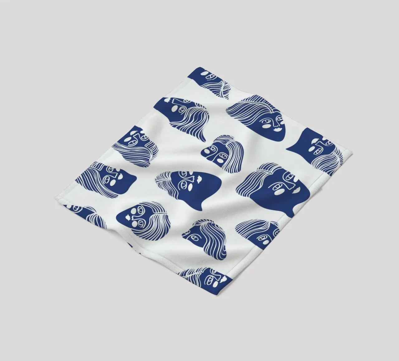 Faces Fleecedecke von Pure