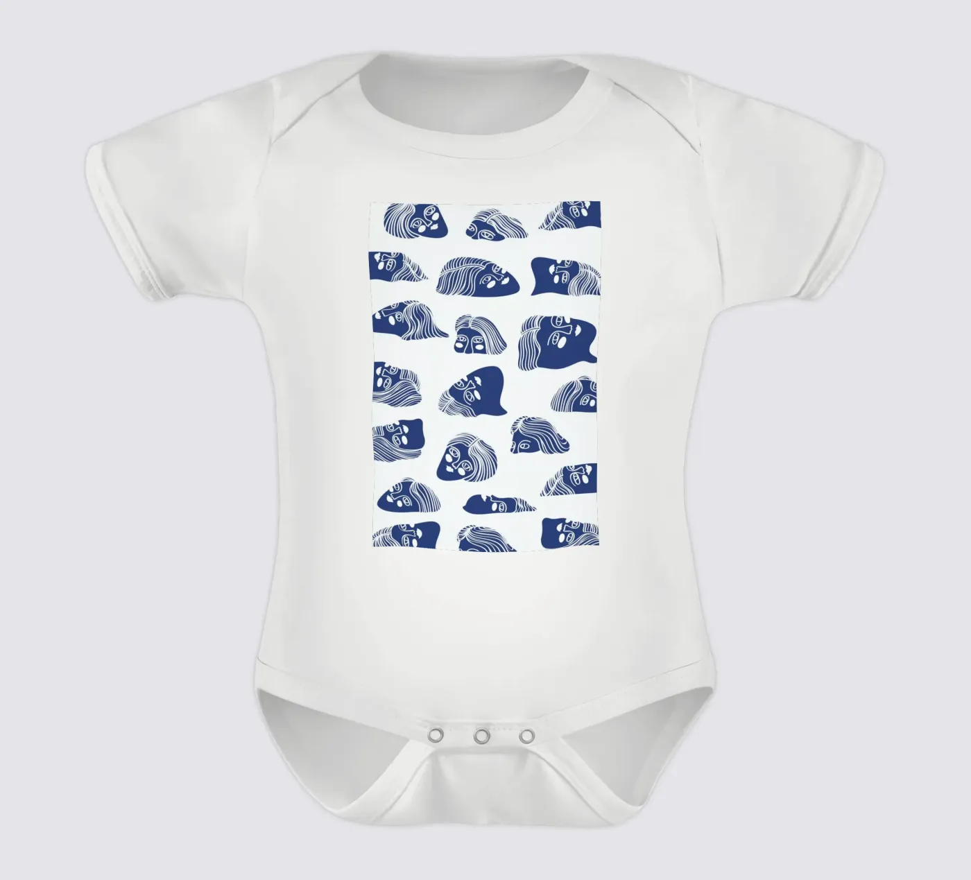 Faces Kurzarm Babybody von Pure