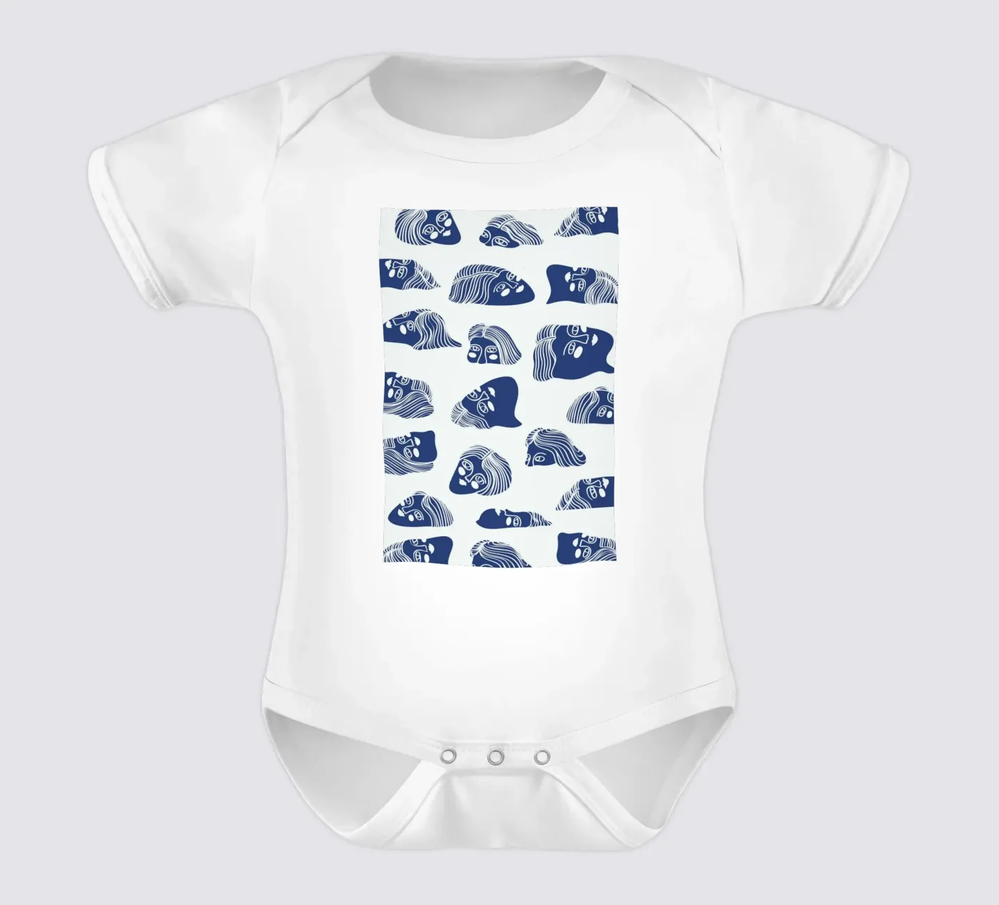 Faces Kurzarm Babybody von Pure