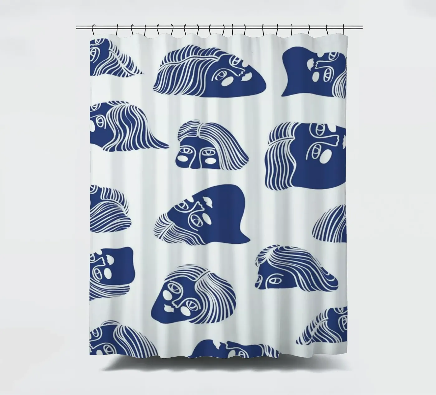 Faces Duschvorhang von Pure
