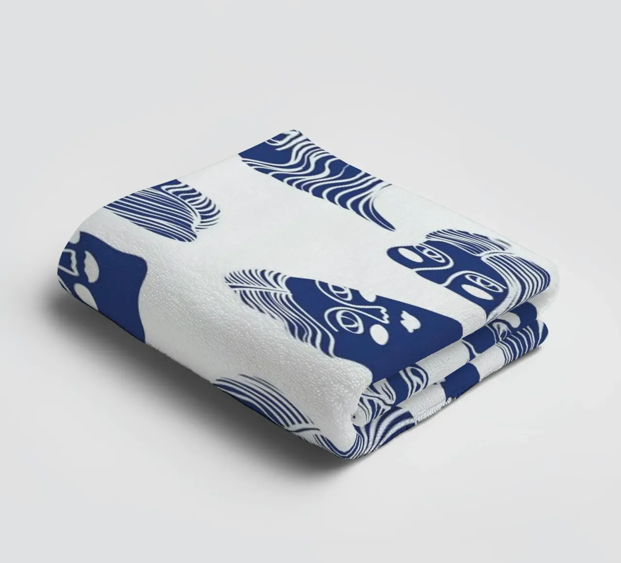 Faces badhanddoek van Pure