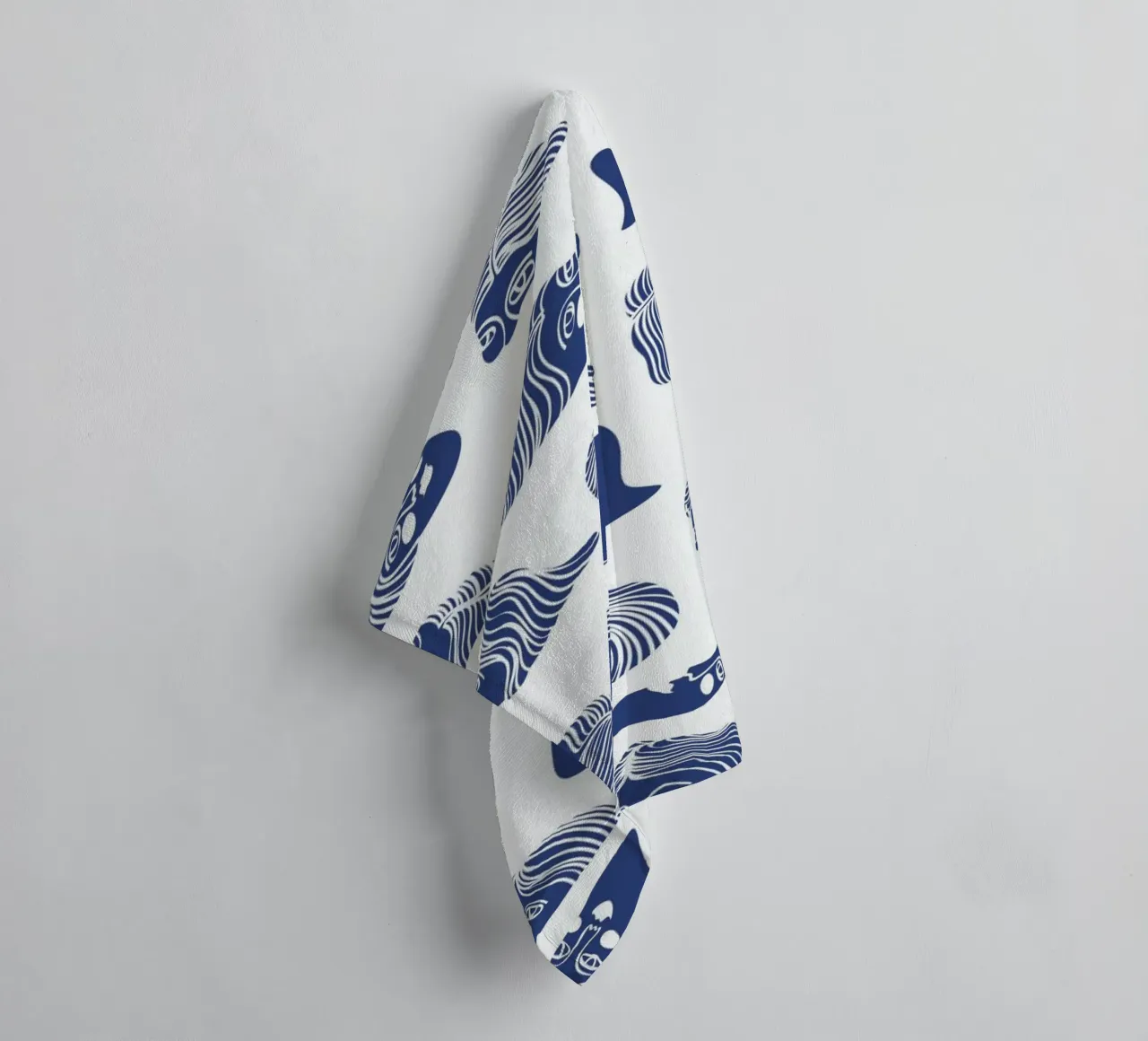 Faces badhanddoek van Pure