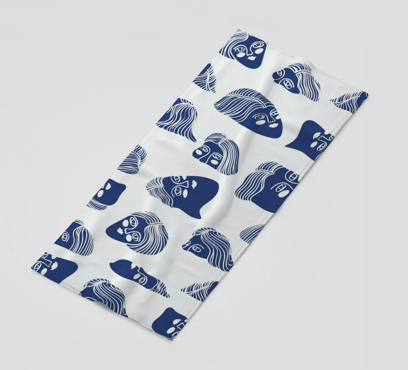 Faces beach towel by Pure