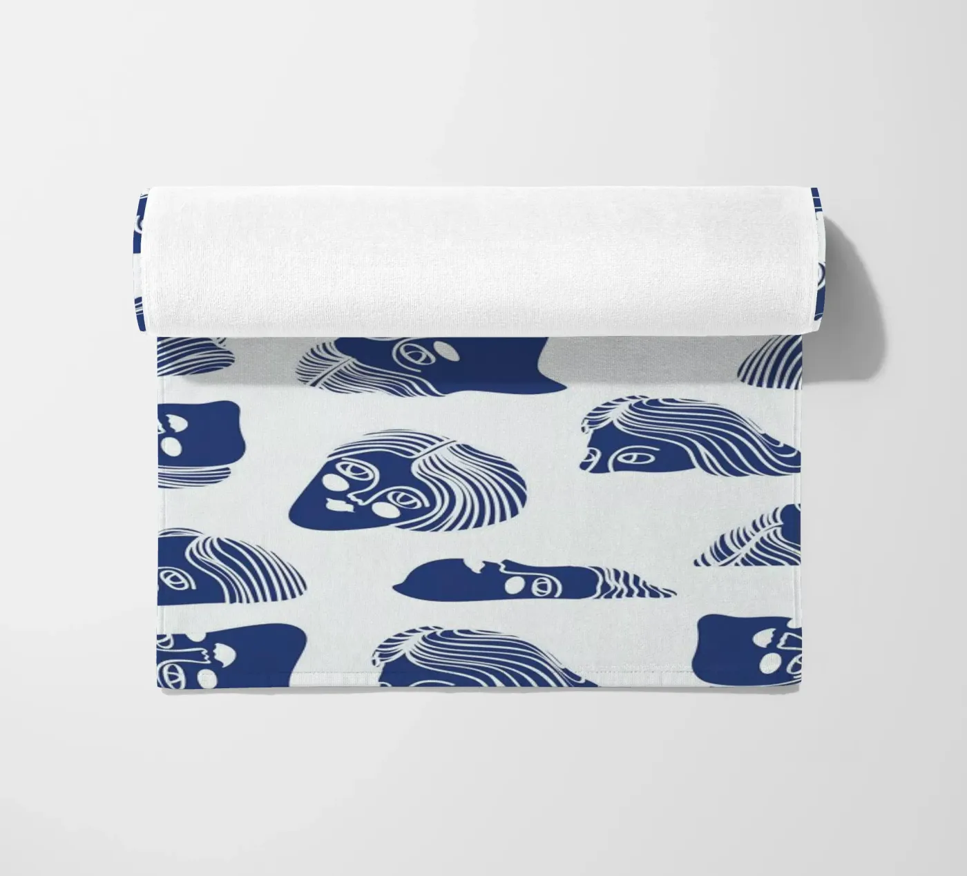 Faces beach towel by Pure