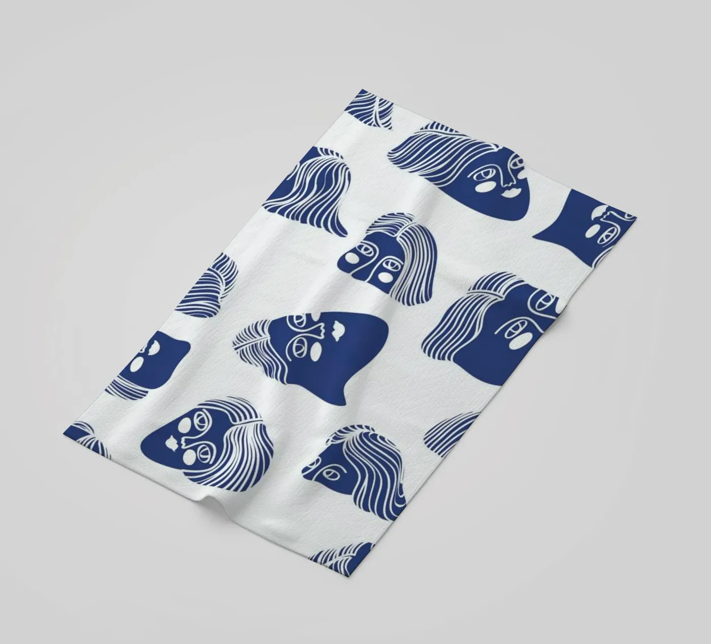 Faces beach towel by Pure