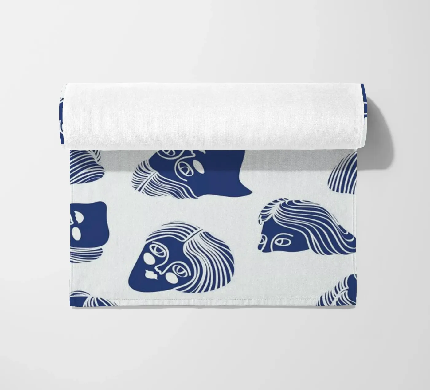 Faces beach towel by Pure