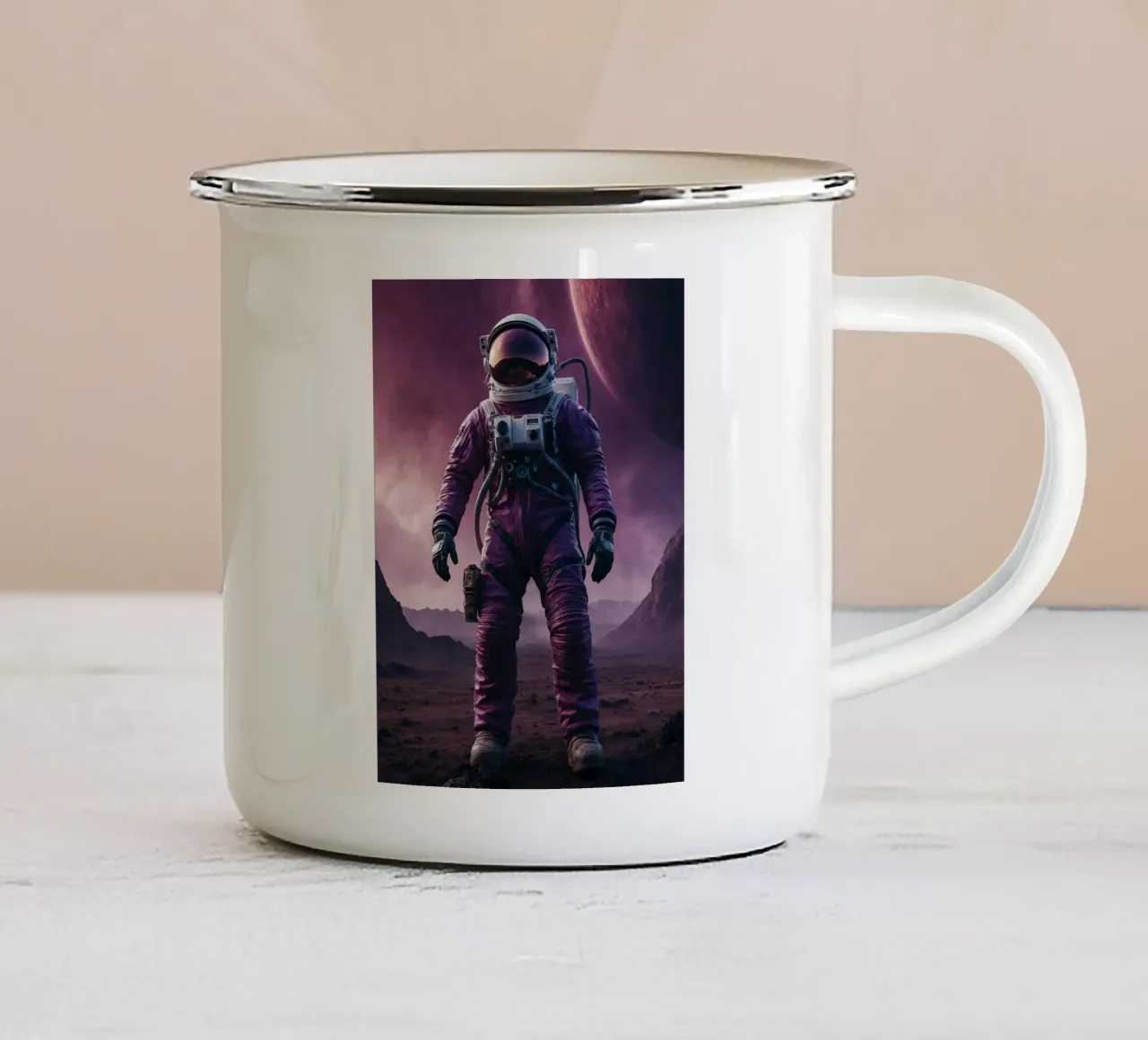 Obscurion tazza in smalto da Stellar Dream Art