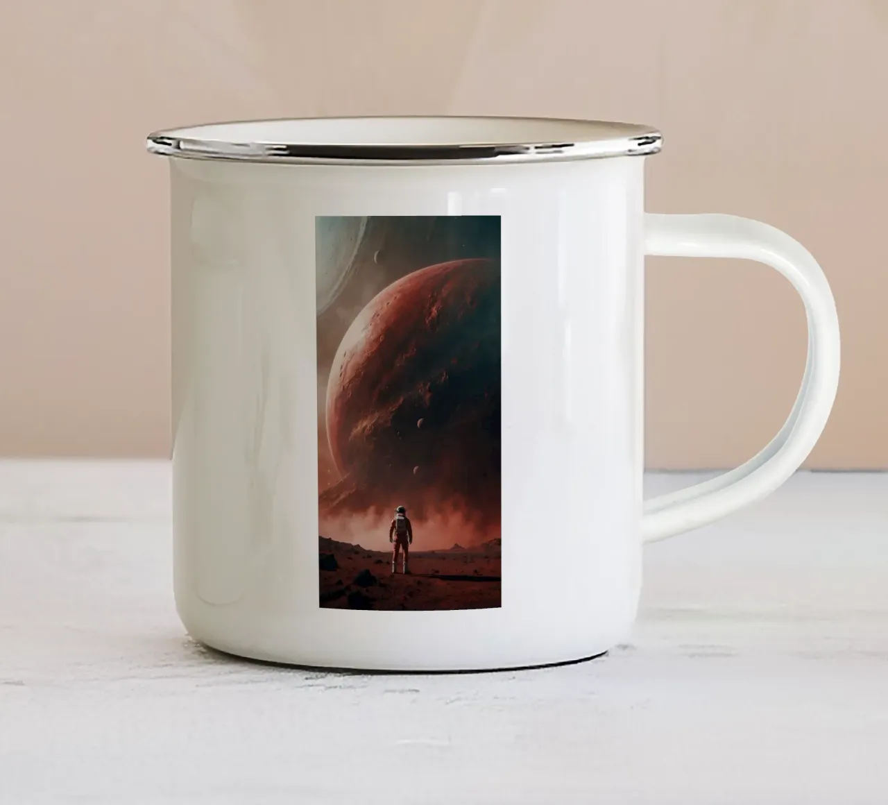 Astraeus tazza in smalto da Stellar Dream Art