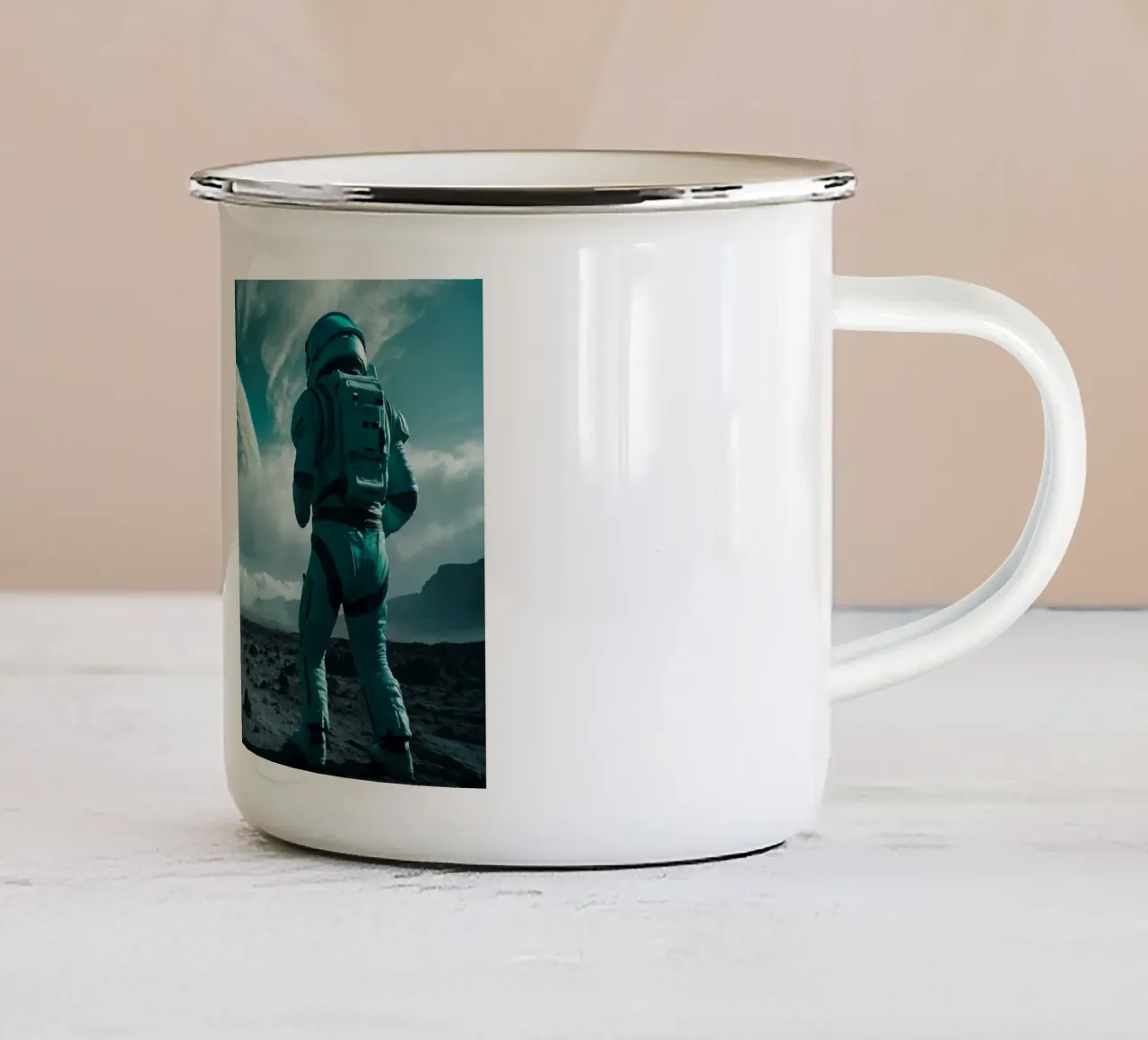 Zephyros tazza in smalto da Stellar Dream Art