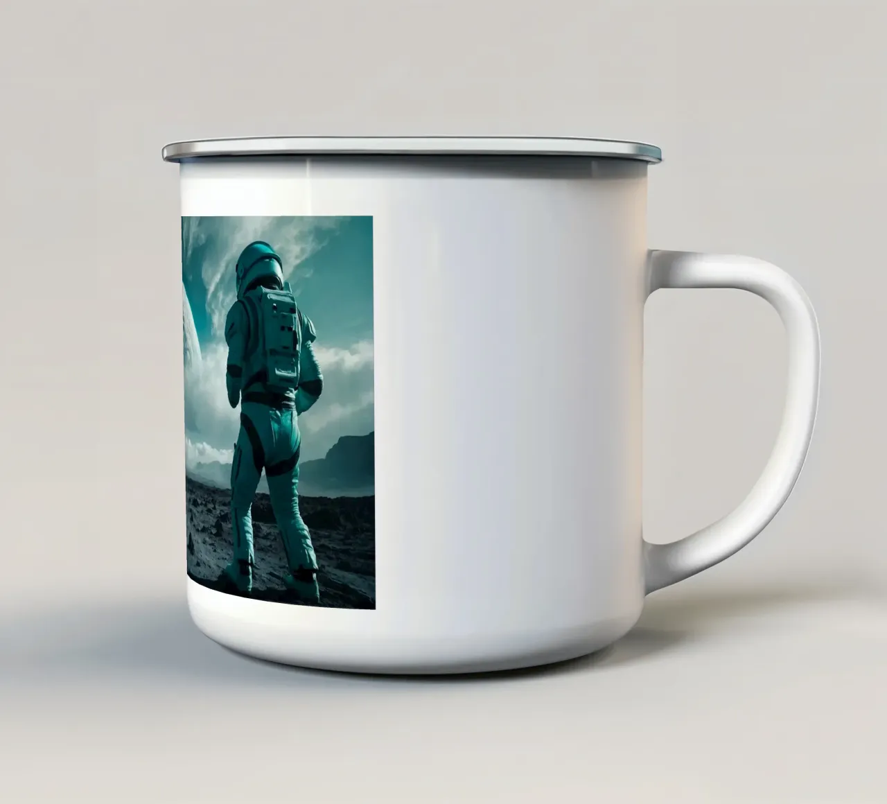 Zephyros tazza in smalto da Stellar Dream Art