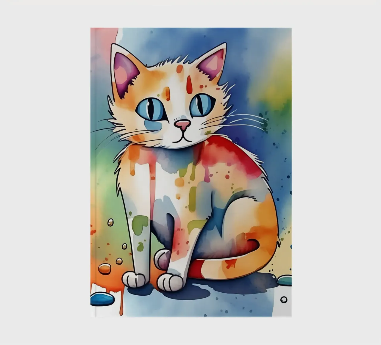Cat_Style_M_1 notebook by Tierisch bunt by LK