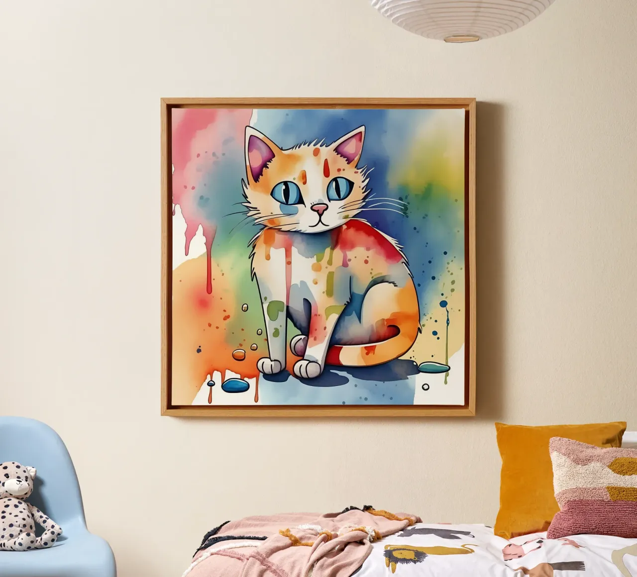 Cat_Style_M_1 canvas by Tierisch bunt by LK
