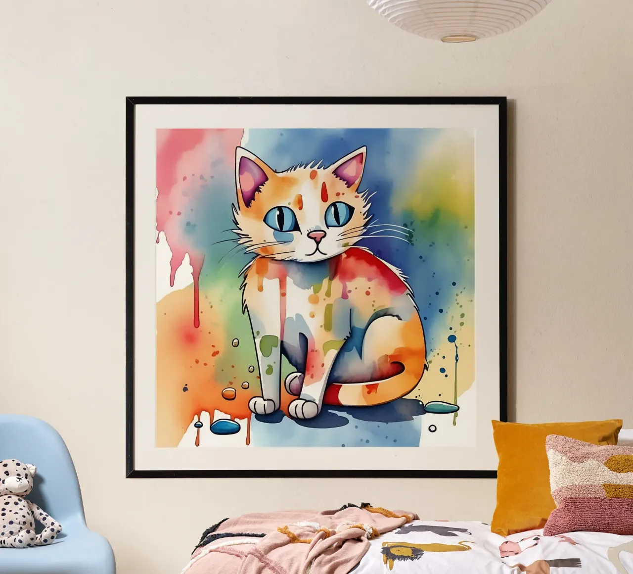 Style_de_chat_M_1 poster de Tierisch bunt by LK