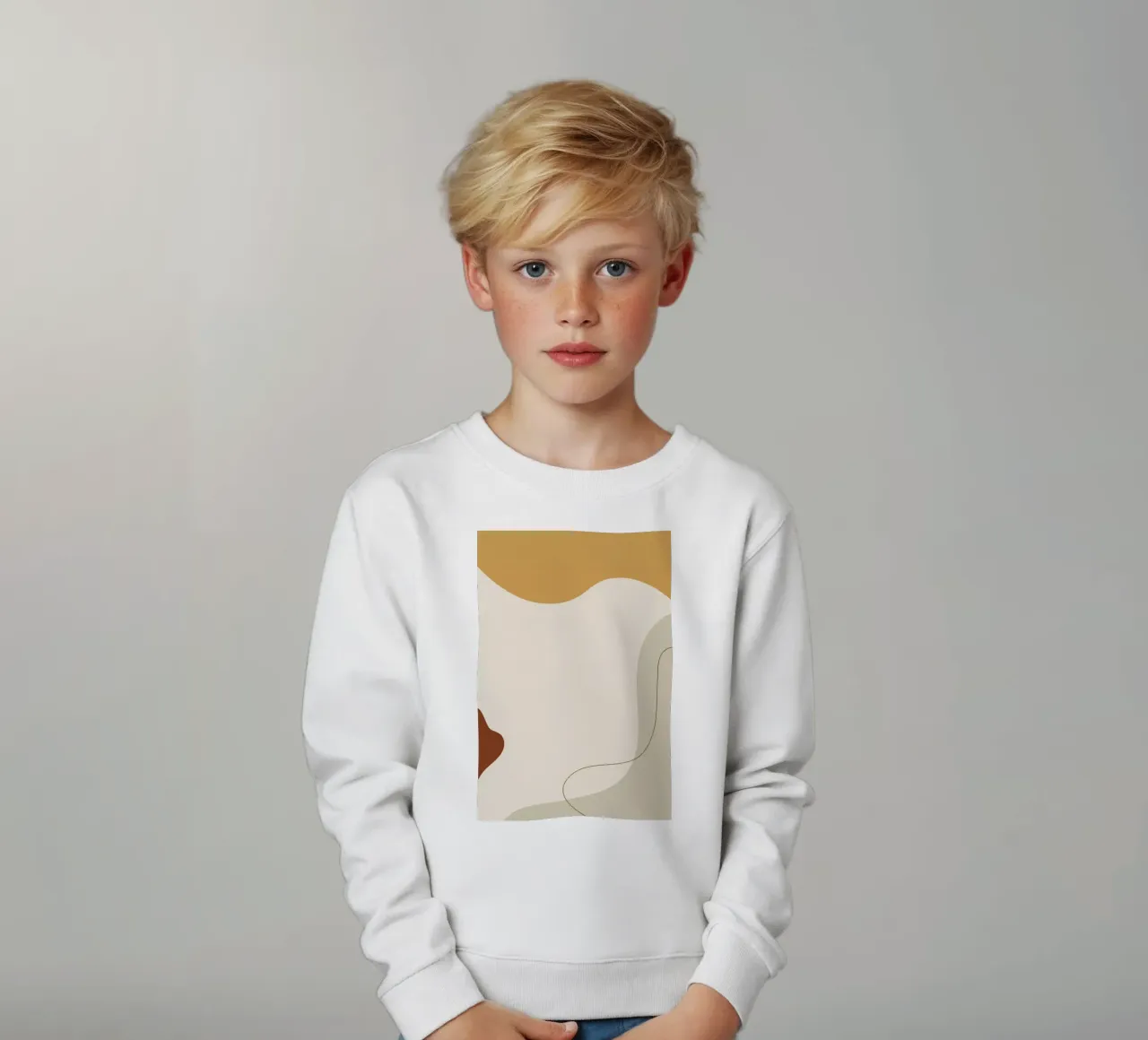 Curvature kids sweatshirt by Pure