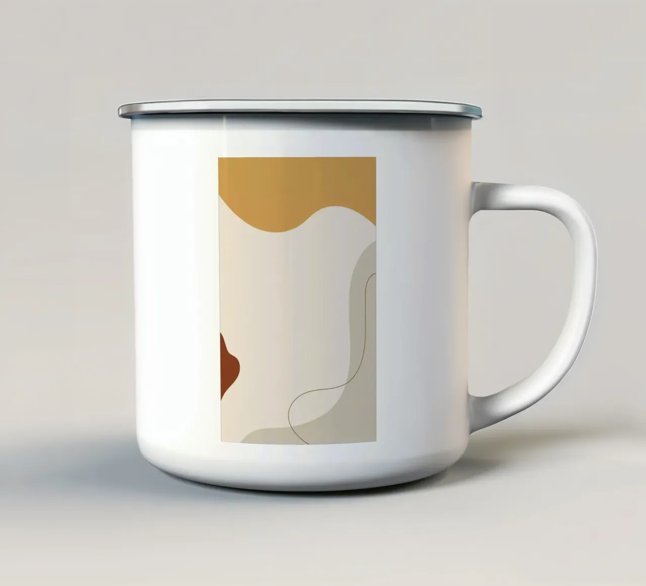 Curvature tazza in smalto da Pure